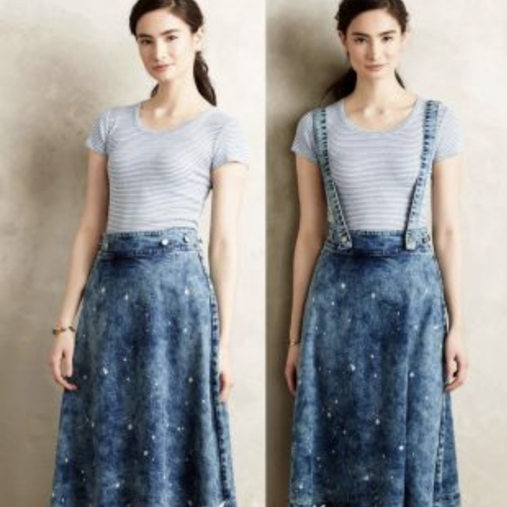 Tracy Reese Denim Skirt | Size 2 | Anthropologie